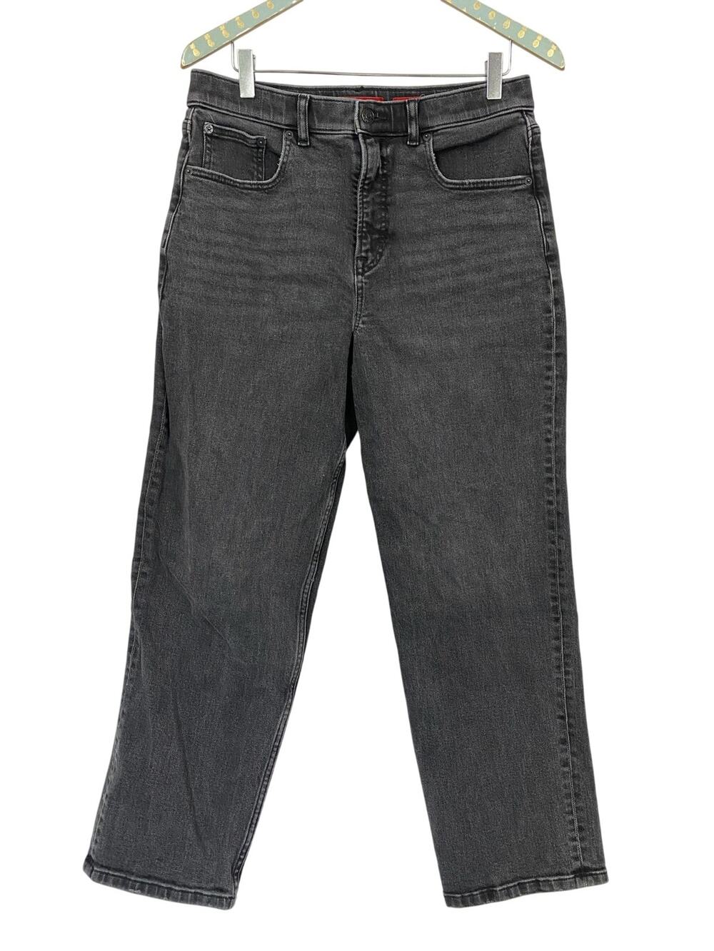 Spanx Authentic‎ 360 90s Straight Leg Jeans Large Black SpanxShape 32x29 2159R